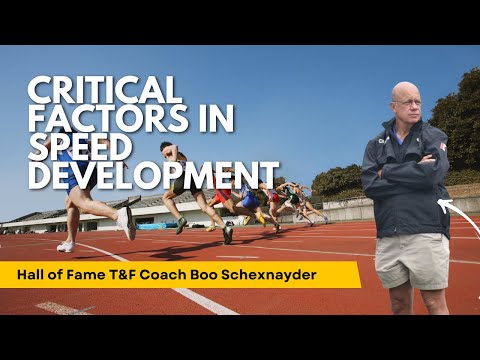 Boo Schexnayder Critical Factors in Speed Development