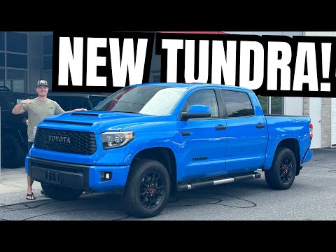 I Bought The Lowest Mileage TRD Pro Tundra In The Country! Voodoo Blue