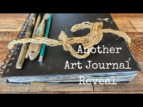 Mixed Media Art - Another Art Journal Flip Through