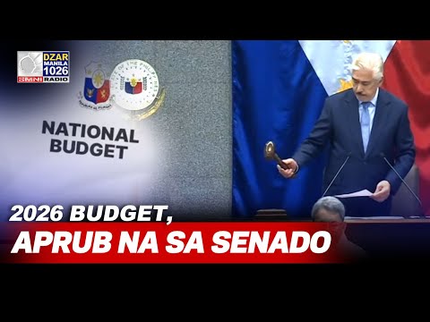 APRUB NA sa Senado; Sa 17-0 na boto, pasado na ang panukalang 2026 National Budget
