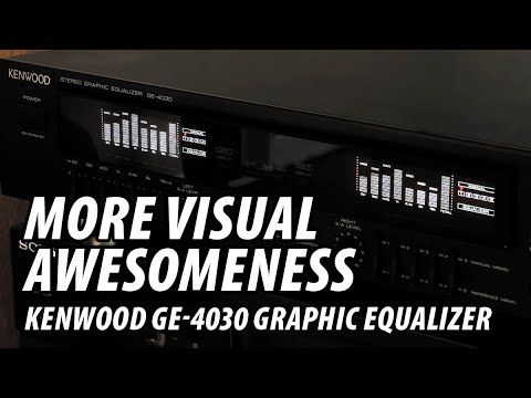 Kenwood GE-4030 Graphic Equalizer - Another Visually Awesome Spectrum Analyzer