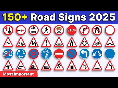 150+ Road Sign Questions for Theory Test 2025 UK (All Road Signs UK🚦) - Must Watch!
