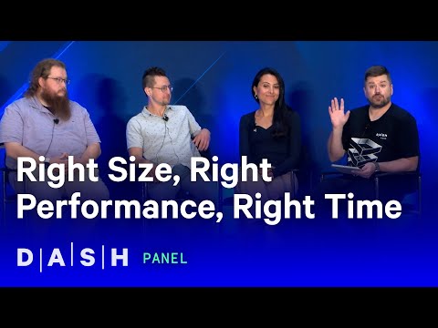 Right Size, Right Performance, Right Time