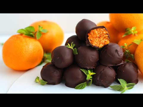 Incredibly delicious HEALTHY tangerine candies! HEALTHY recipes without SUGAR!