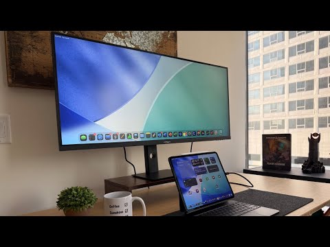 Using an ULTRAWIDE display with my M4 iPad Pro and iPadOS 26! An INSANE amount of screen!!