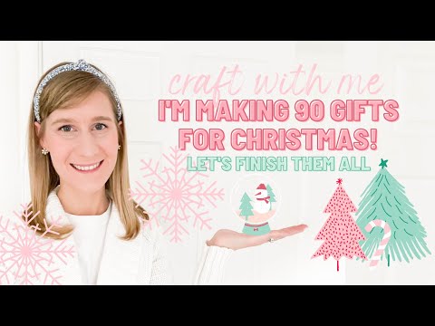 🌲 A Very Cricut Christmas! | 90 Gifts I'm Making with My Cricut, Craft with Me As I Finish Them All
