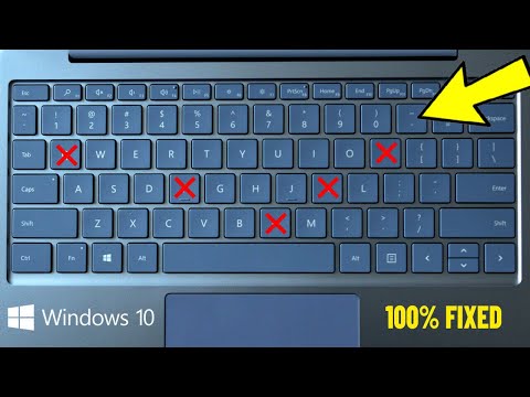 Fix Some keys on Laptop Keyboard Not Working in Windows 10 | Solve keyboard keys Won't typing ⌨️ ✅