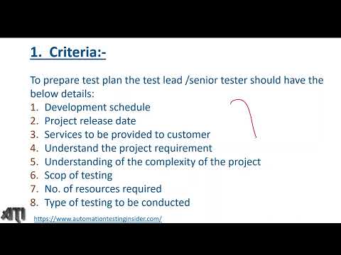What is Test Planning? | What is a Test Plan Document?