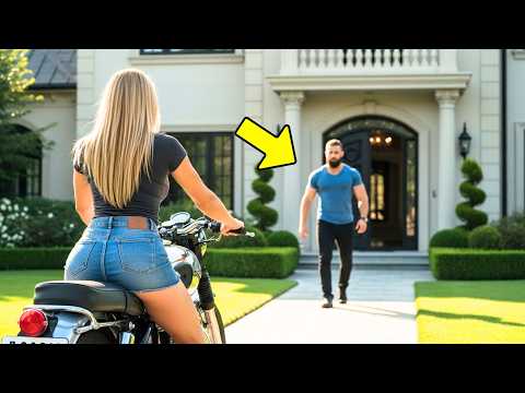 PADRE SOLTERO AYUDÓ A UNA DESCONOCIDA CON SU MOTO… SIN SABER QUE ERA MILLONARIA