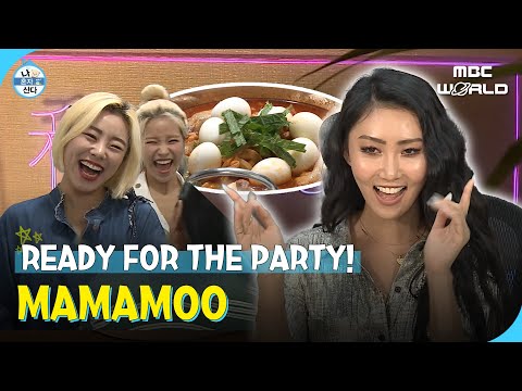 [C.C.] MAMAMOO came to Hwasa's housewarming party! #HWASA #MAMAMOO