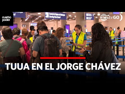 TUUA collection in Jorge Chávez causes cancellation of routes in Lima | Cuarto Poder | Peru