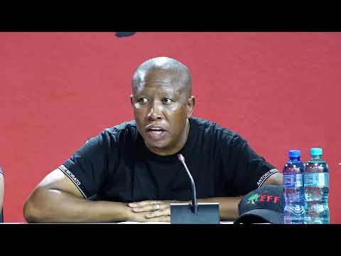 CIC Julius Malema Addresses EFF Press Conference.