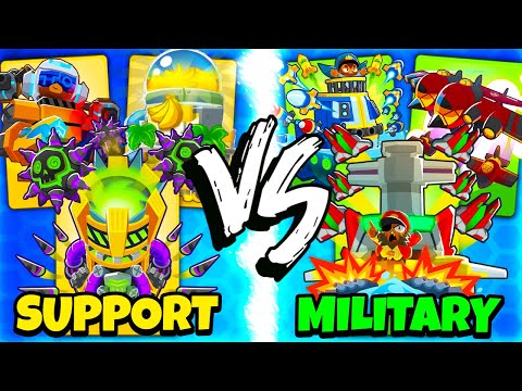 The ULTIMATE Support VS Military challenge! (Spike Factory paragon OP)