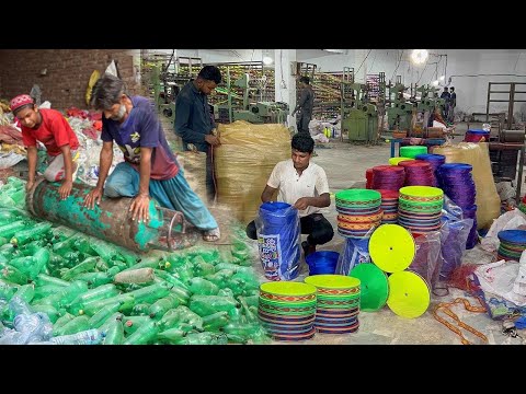 Incredible Manufacturing Process From Waste Bottles into Strong Plastic Ropes | Amazing Process