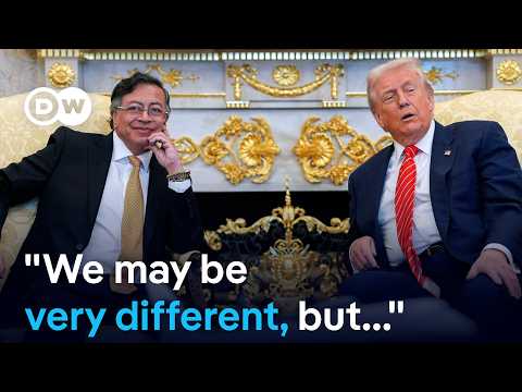 Colombia's President Gustavo Petro meets with Donald Trump at the White House | DW News