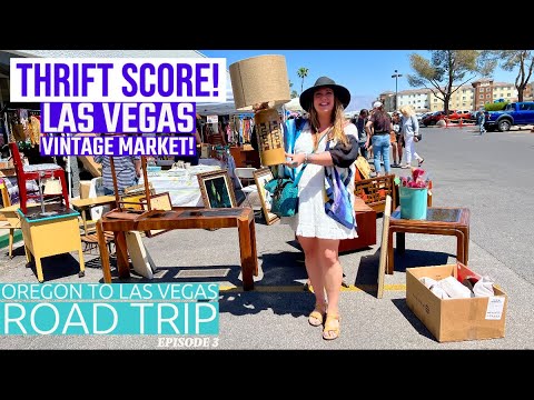 THRIFTING LAS VEGAS VINTAGE MARKET! Thrift With Me At The Best Vintage Mall In Las Vegas! + Goodwill