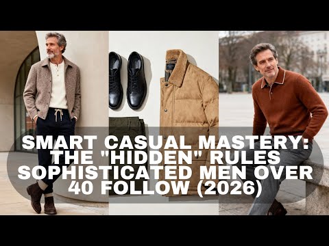 Smart Casual Mastery: The "Hidden" Rules Sophisticated Men Over 40 Follow (2026)