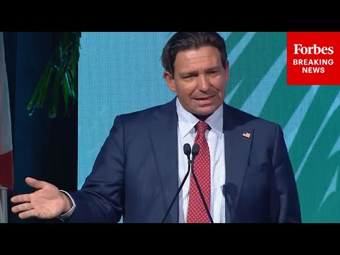 Florida Gov. DeSantis Delivers Remarks At The American Property Casualty Insurance Association Event