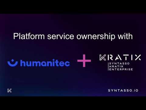 Humanitec + Kratix: Platform service ownership