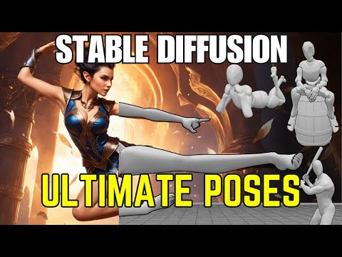 Amazing Poses For Free And Easy Editing! Stable Diffusion