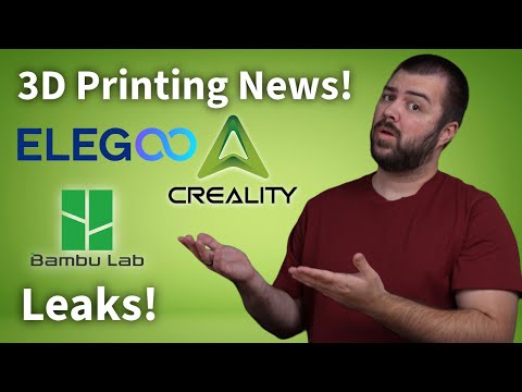 3D Printing News! Major Investments, Bambu Lab Leaks, And More!
