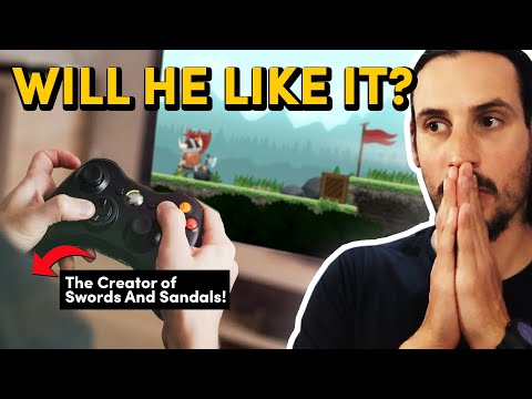 Pro Game Designer PLAYS My Game (I was scared)