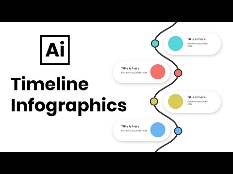 Timeline infographics tutorial in Adobe Illustrator CC