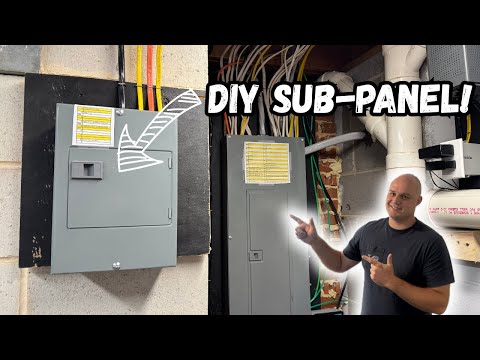 Electricians Are Going To Hate Me For This! | Electrical Sub-Panel Install