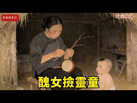 醜女被嫌嫁不出去，趕去深山破茅草屋，卻從山裏撿回個繈褓中伴著枯枝的男嬰。她用枯枝給嬰兒做撥浪鼓，誰料嬰兒一搖，家中病雞立愈，枯木逢春！#故事頻道 #民間故事#有聲書 #睡前故事#中國文化#故事分享