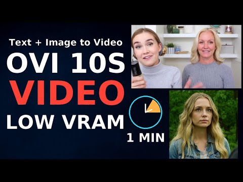 ComfyUI OVI Workflow: Text & Image to 10s Video on Low VRAM