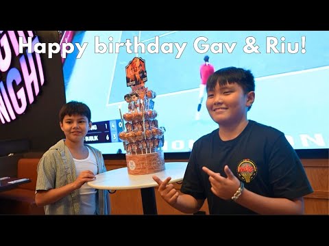 Happy birthday Gav and Riu!
