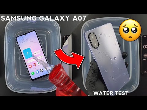 Samsung GALAXY A07 Water Test 💧💦| Galaxy A07 is Waterproof Or Not?