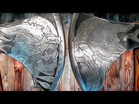 Restoration and customization. How to make a Viking ax. Style battle axe