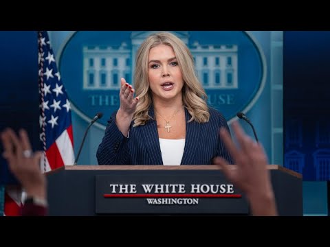 White House press secretary Karoline Leavitt Feb. 12 |  Full news conference on Russia, Ukraine