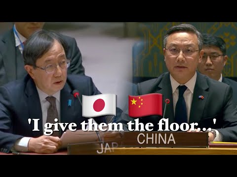 Back-and-Forth! Twice! Chinese and Japanese envoy clash at Security Council meeting in FULL