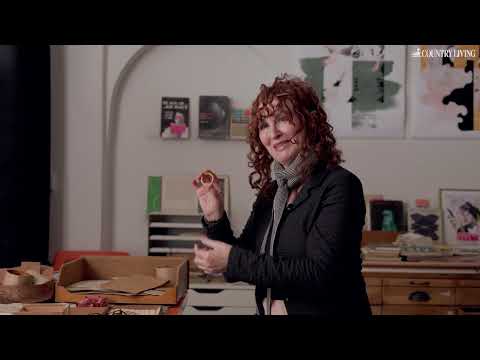 Meet the queen of collage turning antique maps and schoolbooks into art in her seaside studio