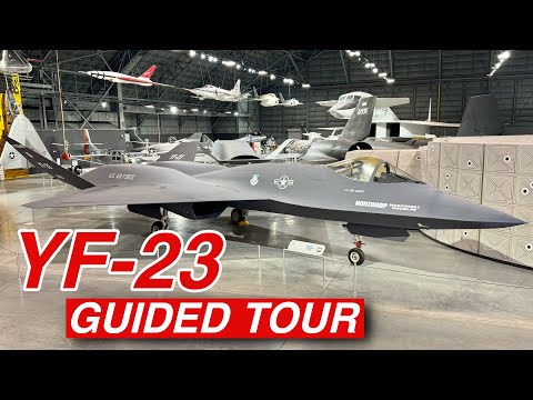 Tour around the Northrop YF-23 - the best fighter jet never built?