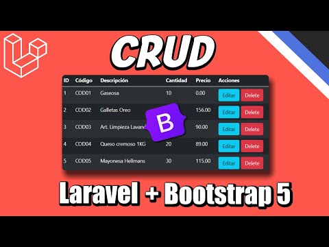 10/12 - CRUD - Laravel y Bootstrap 5