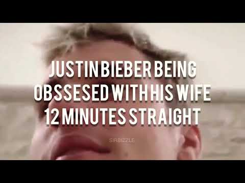 Justin Bieber being obssesed with his wife 12 minutes straight