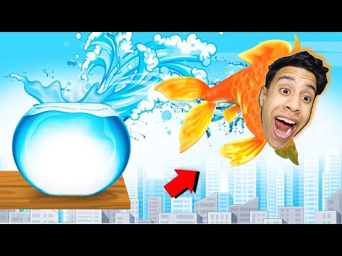 لعبة الغميضة التحول والهروب ولكن امكامل سمكة | I Am Fish !! 🐠🔥