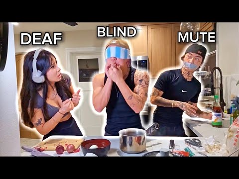 BLIND, DEAF, MUTE COOKING CHALLENGE FT @Jang Hayden @Viet Trap