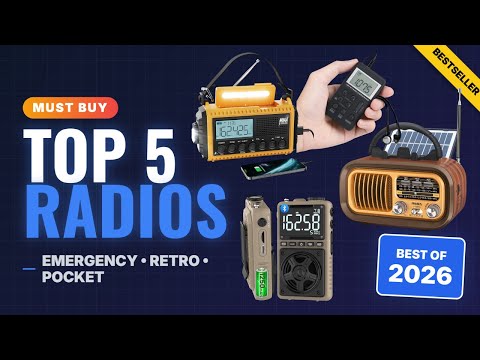Top 5 Best Portable Radios for 2026 | Camping, Emergency & Retro Style