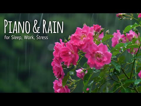 RAIN SOUNDS FOR SLEEP & RELAXATION | Shooting Piano Music for Study, Meditation & Stress Relief