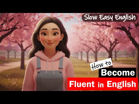 How to be Fluent in English | How to Speak English Fluently? | Easy Slow English Learning Practice