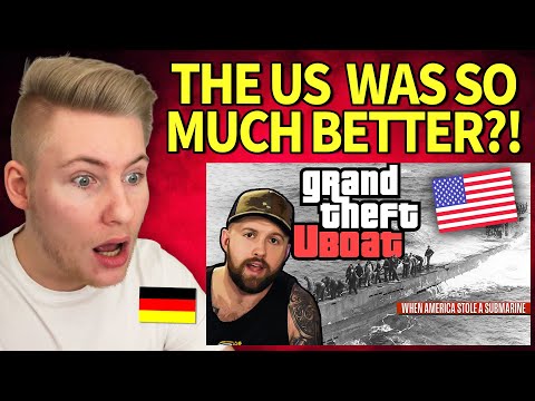 GERMAN reacts to America Stole A German Submarine - Fat Electrician