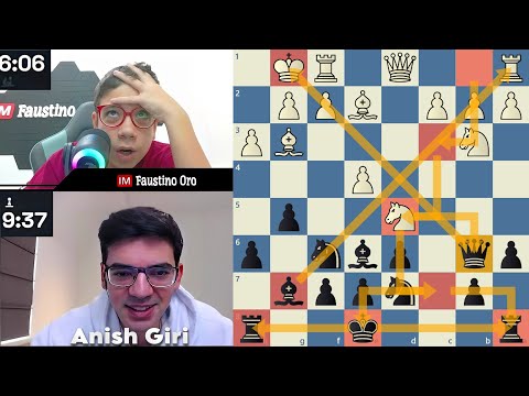 CRAZY RAPID! IM Faustino Oro vs GM Anish Giri