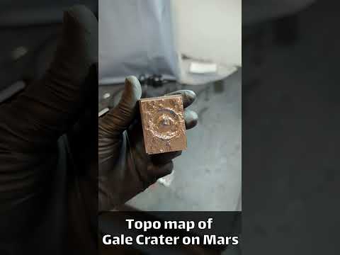 Machining a Mars Crater in Aluminum