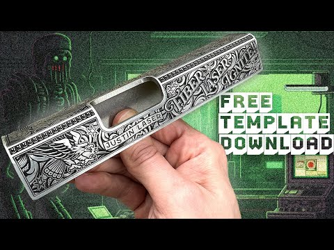 How I Practice Gun Laser Engraving (without a gun) + Free Template!