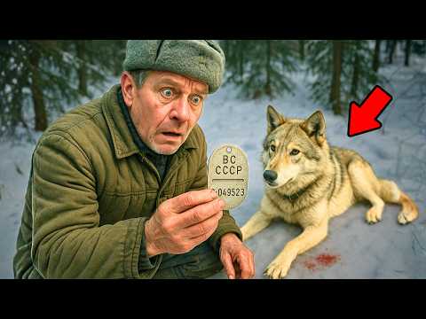 Спасая волка из капкана, лесник заметил ЖЕТОН на шее зверя— и оцепенел, ведь это был жетон его...