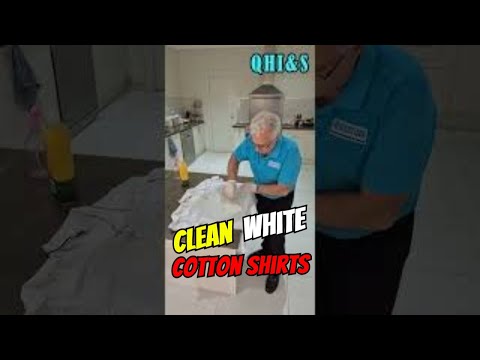 Clean Your White Cotton Shirt: Remove Oil Stains Like a Pro! DIY #SHORTS
